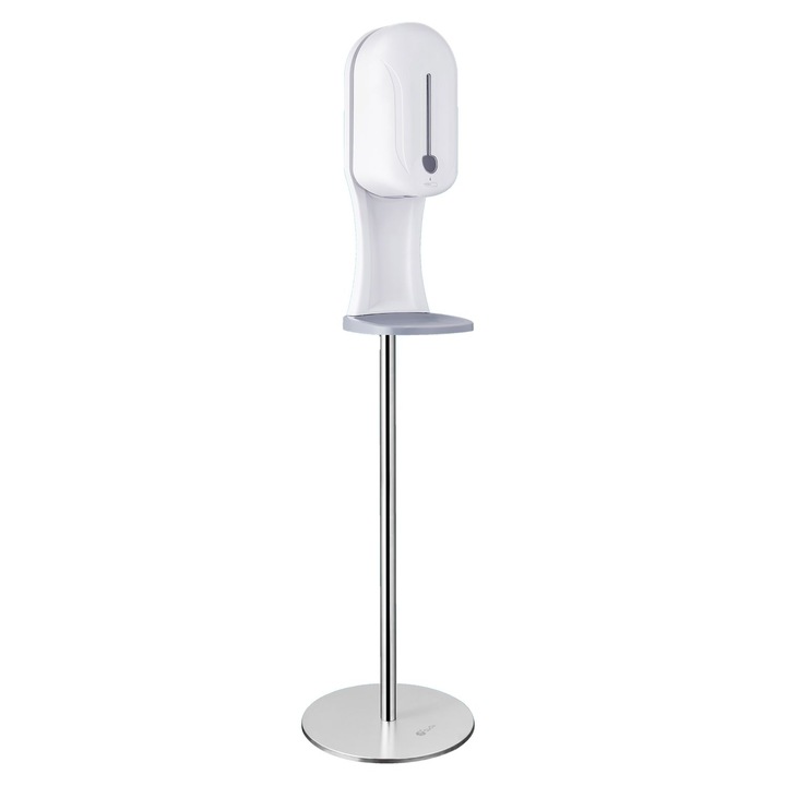 Dispenser cu stand pentru solutie dezinfectanta, Sano, actionare cu senzor