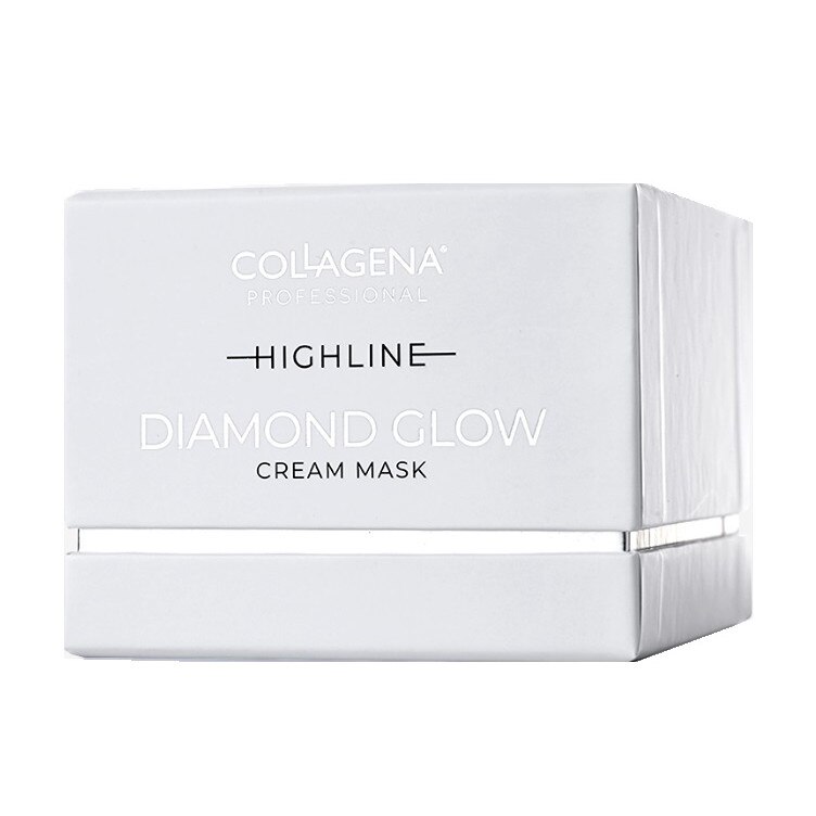 Masca de fata Diamond Glow, Collagena, cu Colagen, Crystalide si Lotus, efect lifting si iluminare, 50 ml