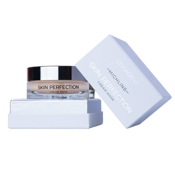 Masca de fata Skin Perfection, Collagena, iluminator si exfoliant, cu Colagen, AHA si Papain, 50 ml Masca de fata Skin Perfection, Collagena, iluminator si exfoliant, cu Colagen, AHA si Papain, 50 ml