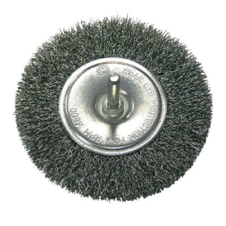 Perie sarma cu tija, Proline, tip circular, 120mm