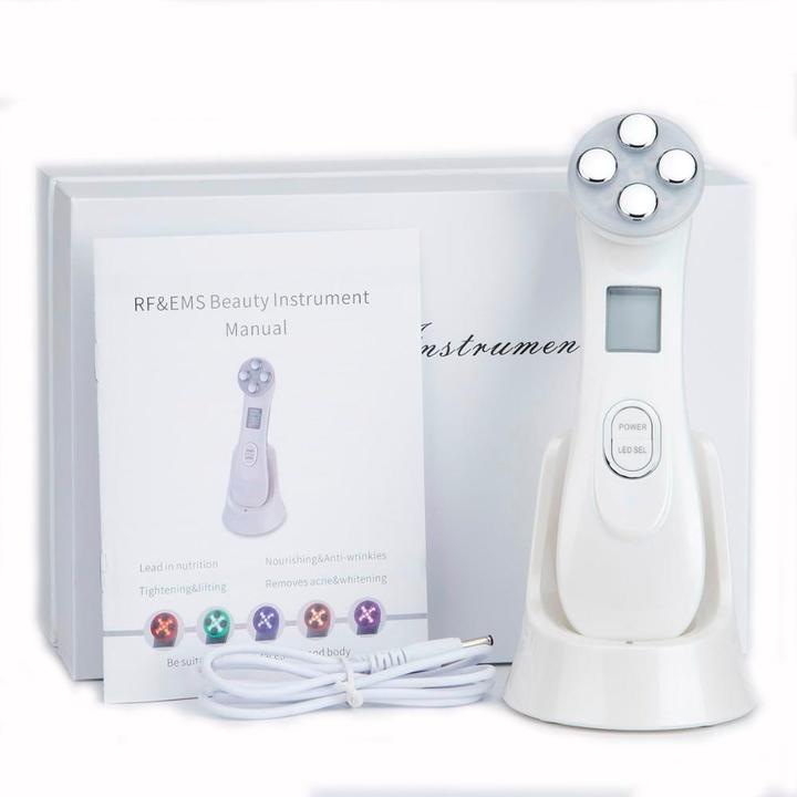 Мултифункционален апарат SkinTime Радиочестотен лифтинг, Електро-мускулна стимулация, Фотонна терапия, 5 цвята