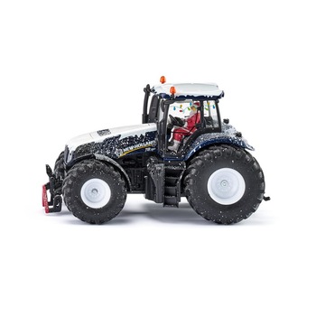 Tractor metalic de Craciun marca Siku New Holland T8.390 la scara 1:32 Tractor metalic de Craciun marca Siku New Holland T8.390 la scara 1:32
