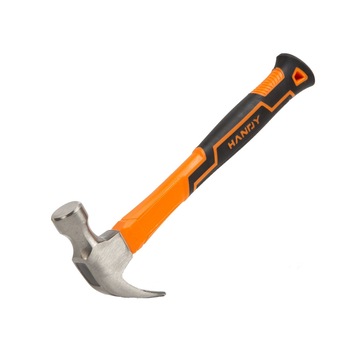 Ciocan Profesional pentru Dulgheri cu Maner din Fibra de Sticla si Tragator de Cuie, 450g Ciocan Profesional pentru Dulgheri cu Maner din Fibra de Sticla si Tragator de Cuie, 450g