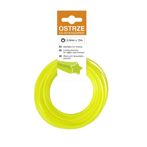 Rola Fir taietor Blade pentru motocoasa, 1.65mm, sectiune stea, 15m