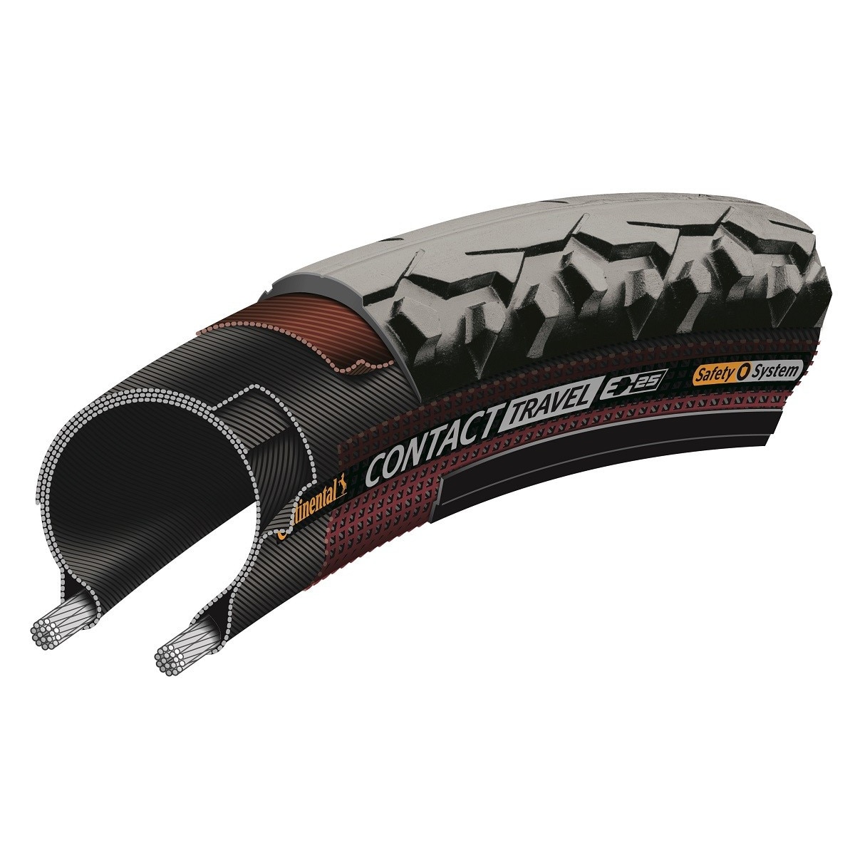 Cauciuc bicicleta Continental Contact Travel 42-622 (28*1.6)