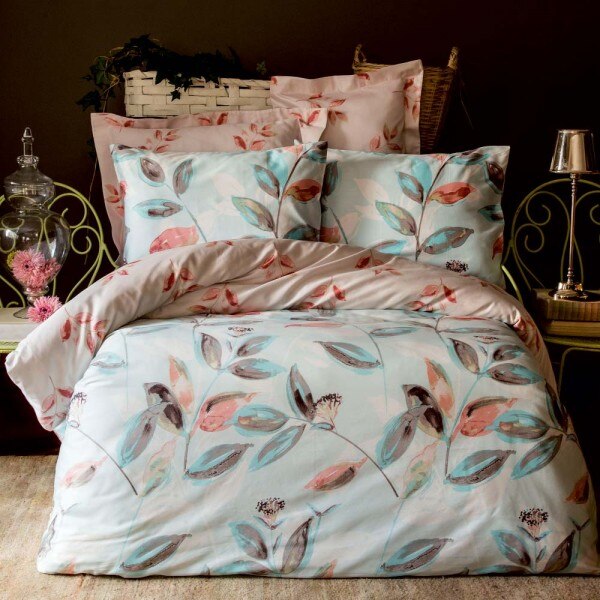 Lenjerie de pat pentru 2 persoane Idole, bumbac 100%, Multicolor