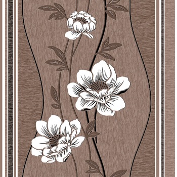 Tapet semilavabil Fox Wallcovering, Maria 32713, model cu flori, gri-alb, hartie simplex, rola 0.53 m x 10.05 ml Tapet semilavabil Fox Wallcovering, Maria 32713, model cu flori, gri-alb, hartie simplex, rola 0.53 m x 10.05 ml