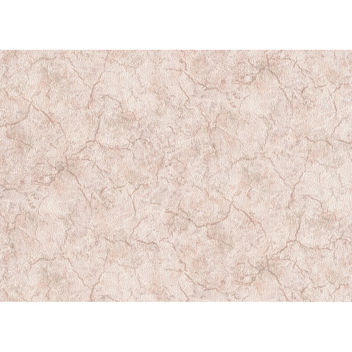 Tapet semilavabil Slavyanski Oboi, Sahara 5215-02, rezistent la umezeala, imitatie piatra, bej-maro, hartie simplex, rola 0.53 m x 10.05 m