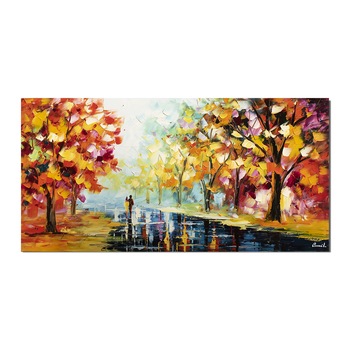 Tablou gigant pictat manual - Impreuna pentru totdeauna (2) - 140x70cm pictura ulei pe panza in cutit efect 3D Tablou gigant pictat manual - Impreuna pentru totdeauna (2) - 140x70cm pictura ulei pe panza in cutit efect 3D