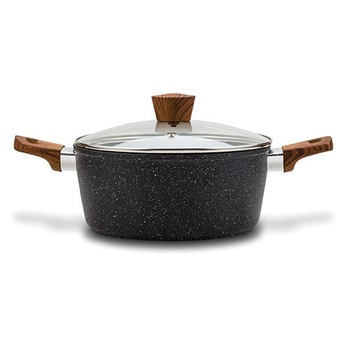 Oala aluminiu 20 cm cu invelis stone antiaderent Nature NAVA NV 144 120 Oala aluminiu 20 cm cu invelis stone antiaderent Nature NAVA NV 144 120