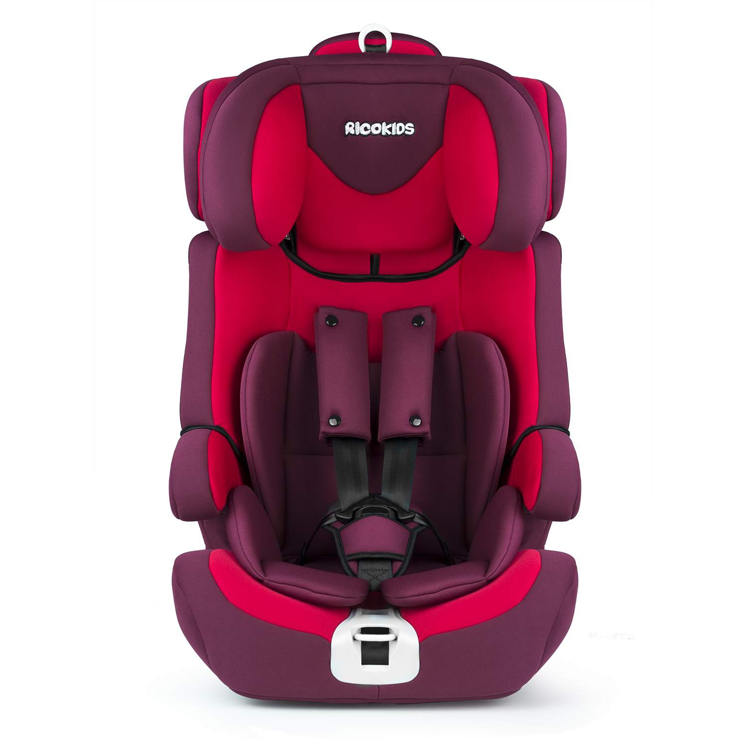 Scaun Auto pentru Copii, Ricokids Zebo Rosu 9-36 Kg Isofix