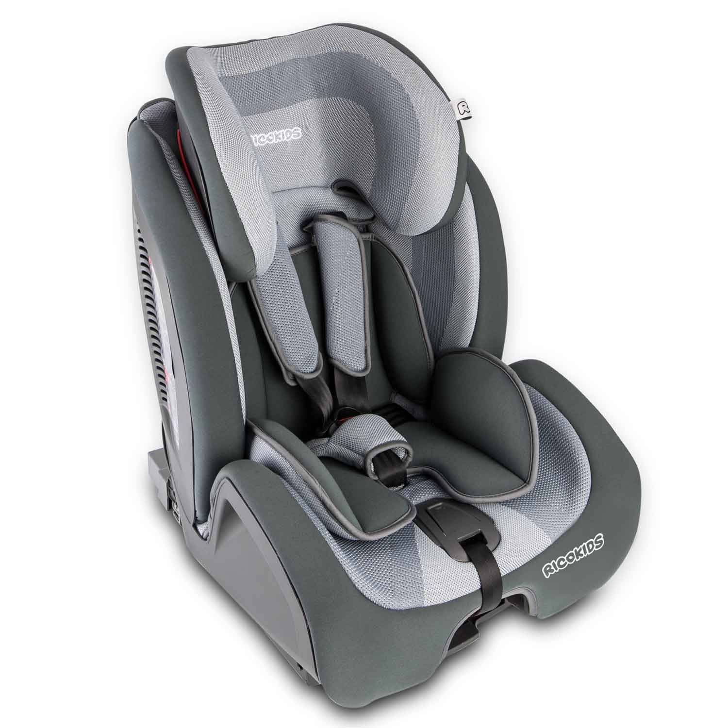 Scaun Auto pentru Copii, Qway Gri-albastru 9-36 Kg Isofix
