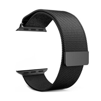 Curea din otel inoxidabil pentru Apple Watch 1/2/3/4/5, compatibil cu dimensiunea 42/44 mm, Negru, BBL1881 Curea din otel inoxidabil pentru Apple Watch 1/2/3/4/5, compatibil cu dimensiunea 42/44 mm, Negru, BBL1881