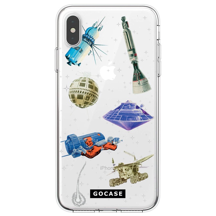 Калъф GOCASE Gagarin, За Huawei Mate 20 Lite, Многоцветен/Прозрачен
