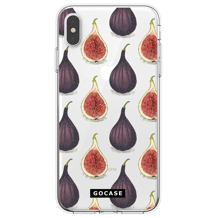 Калъф GOCASE Purple Figs, За Xiaomi Redmi 8A, Многоцветен/Прозрачен