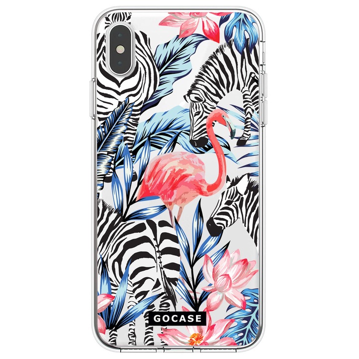 Калъф GOCASE Savanna, За Xiaomi Redmi 8A, Многоцветен/Прозрачен