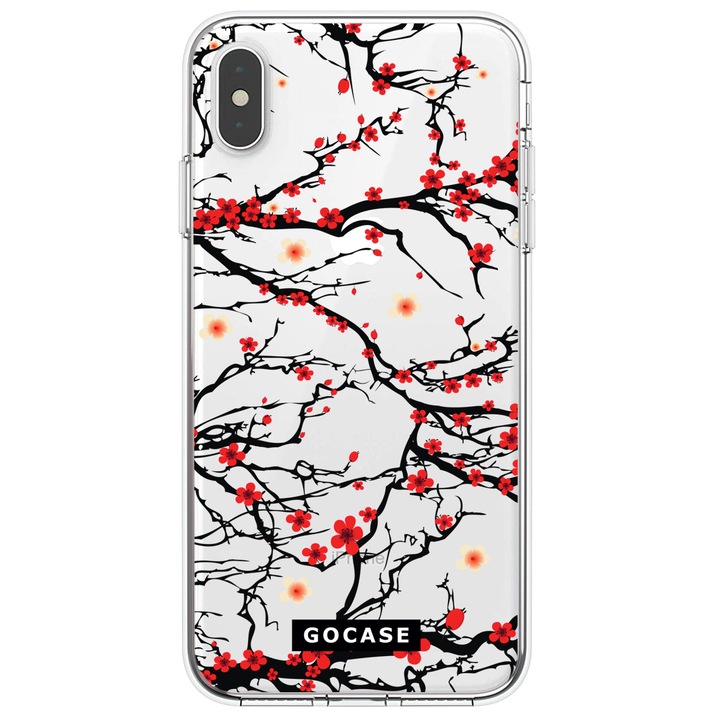 Калъф GOCASE Red Tree, За Xiaomi Redmi 8A, Многоцветен/Прозрачен