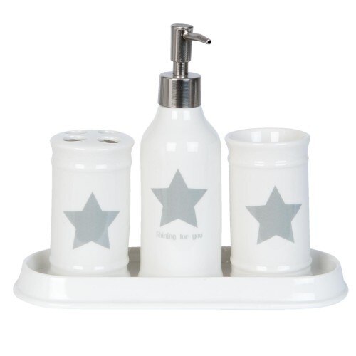 Set de baie 4 piese Grey Star, Yankee Land