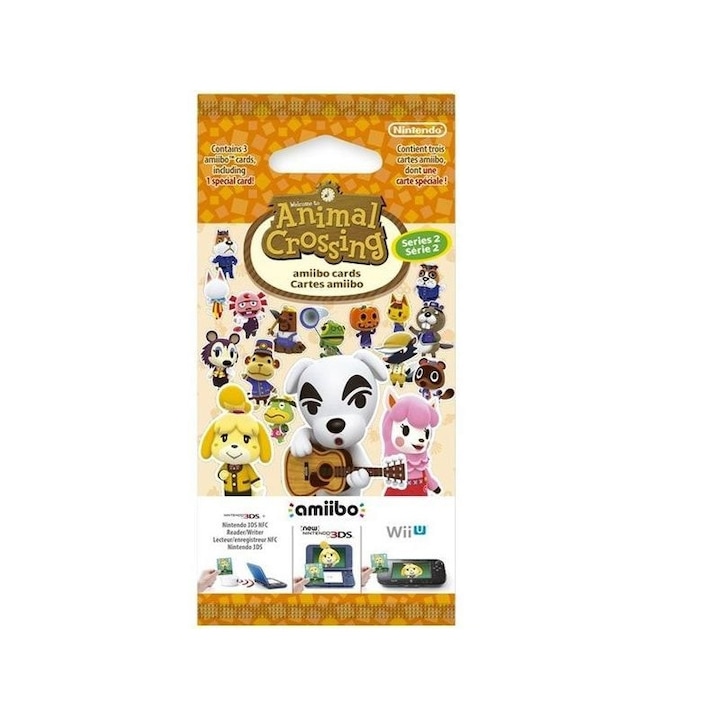 Amiibo animal crossing: happy home designer vol.2 3 darabos kártya csomag
