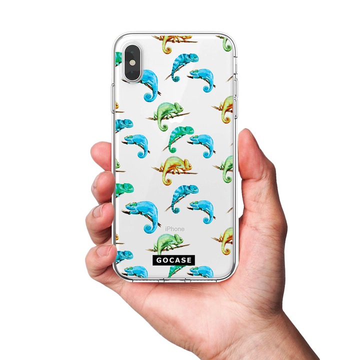 Калъф GOCASE Chameleon, За Huawei Mate 20 Lite, Многоцветен/Прозрачен