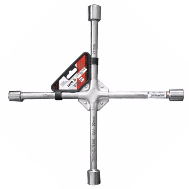 Кръстат ключ Yato, 17 x 19 x 21 x 22 мм