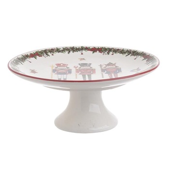 Farfurie ceramica pentru tort/prajituri, Spargatorul de nuci, D21X8cm Farfurie ceramica pentru tort/prajituri, Spargatorul de nuci, D21X8cm