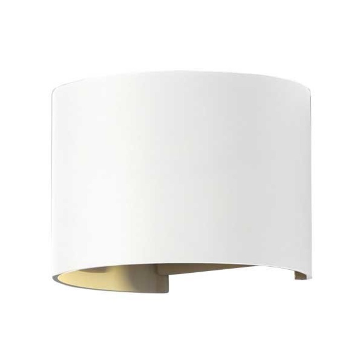 OPTONICA LED design fali lámpa /6W/140*115*100mm/meleg fehér(3000K)/félkör