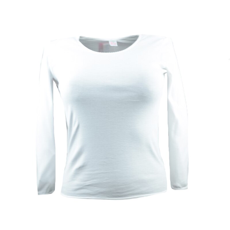 Bluza eleganta cu maneca lunga pentru fete Atut 5602, Alb