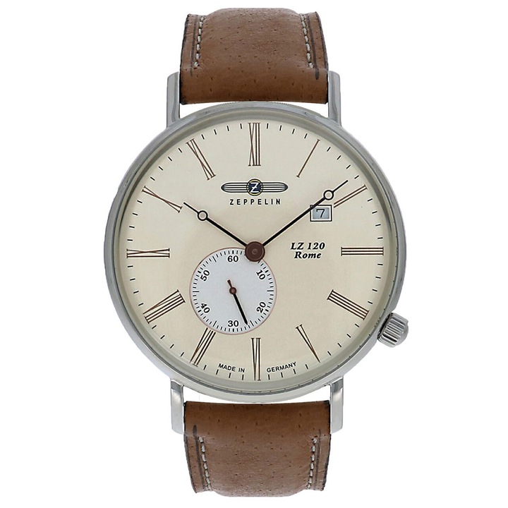 Мъжки часовник Zeppelin 7134-5, Кварцов, 40мм, 5ATM