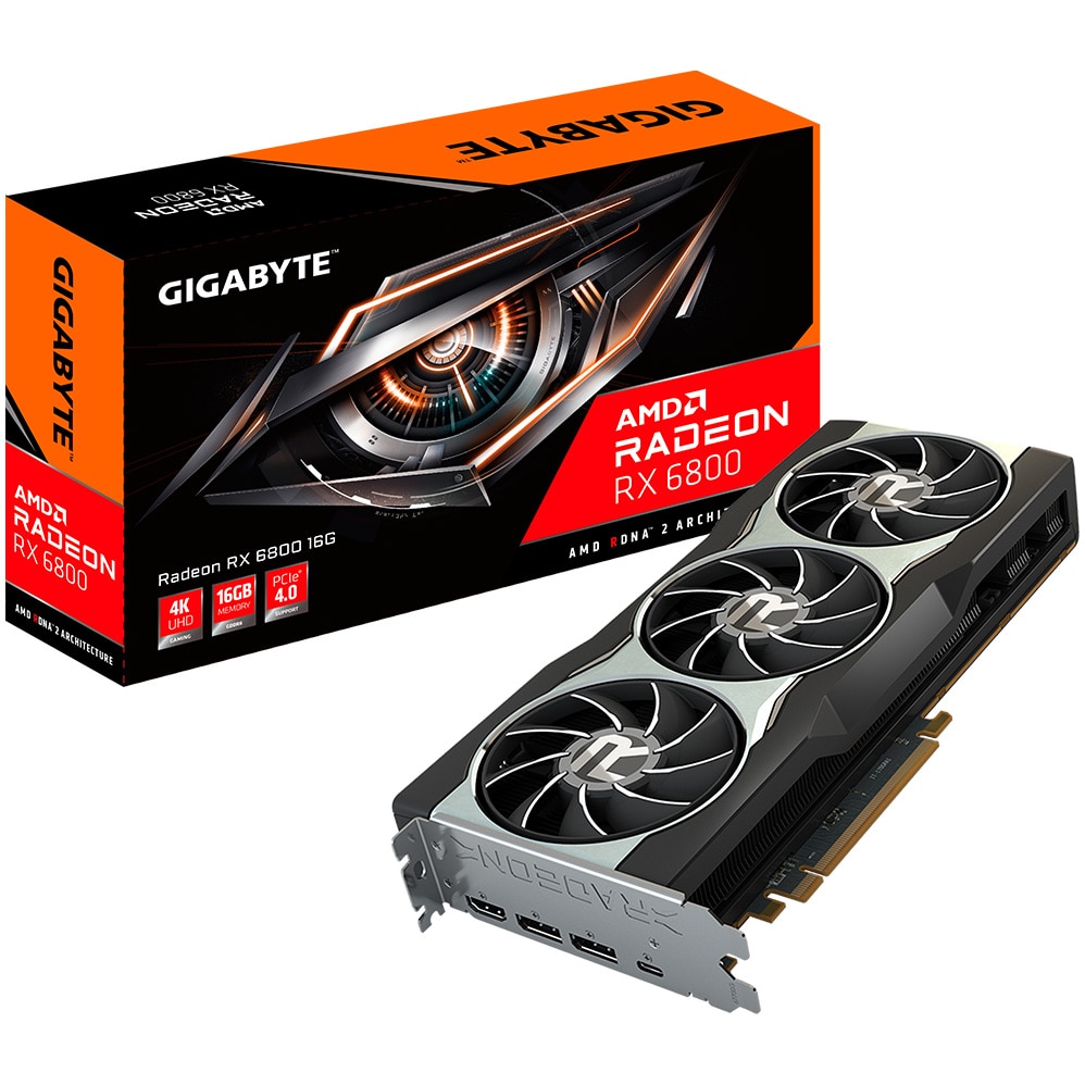 Placa video Gigabyte Radeon™ RX 6800, 16GB GDDR6, 256-bit