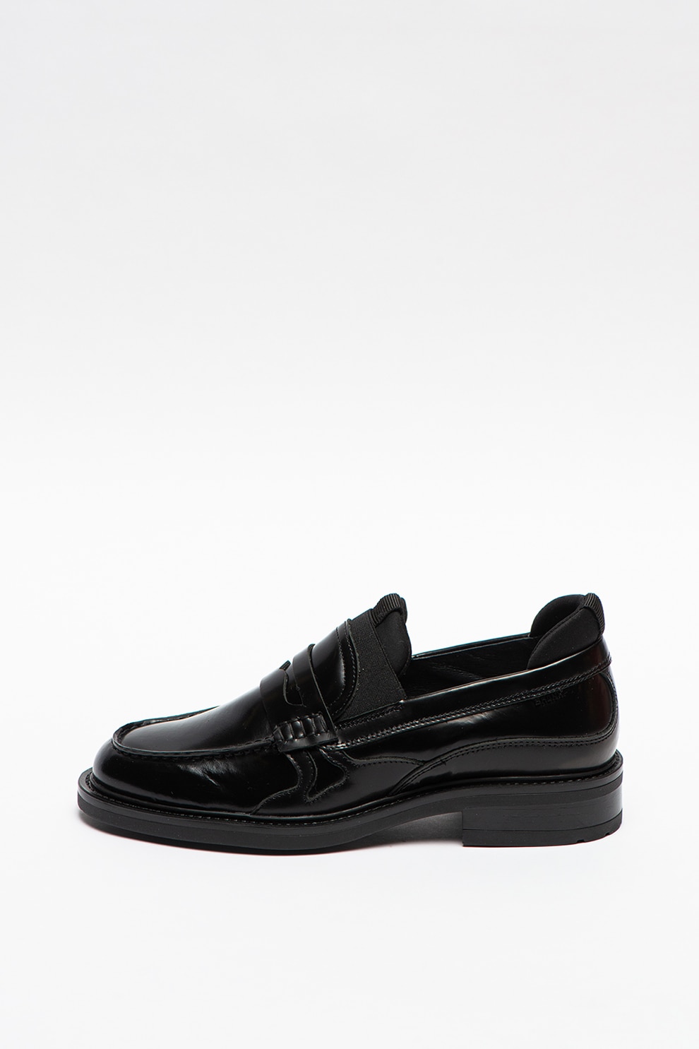 Bronx, Pantofi loafer Penny de piele Ivy Jazz, Negru, 40