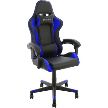 Scaun gaming Kring Saga, PU, Negru/Albastru Scaun gaming Kring Saga, PU, Negru/Albastru