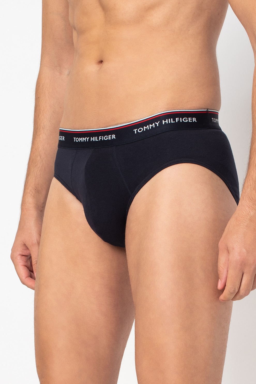 Tommy Hilfiger, Set de chiloti - 3 perechi, Bleumarin/Verde/Rosu