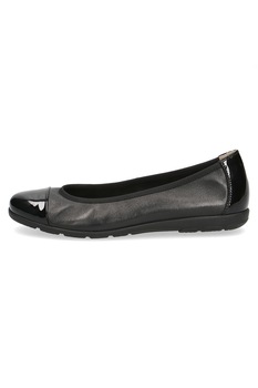 Caprice, Balerini de piele cu insertii de piele lacuita Caprice, Balerini de piele cu insertii de piele lacuita