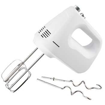 Mixer de mana Heinner White Blossom HM-250WHSL, 250W, 6 viteze + Turbo, Alb Mixer de mana Heinner White Blossom HM-250WHSL, 250W, 6 viteze + Turbo, Alb