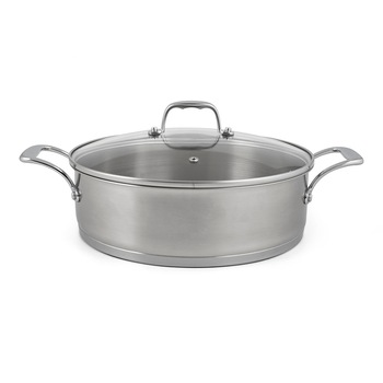 Cratita Luigi Ferrero, Rome FR-2877S, Inox, 28 x 8.5 cm, 4.6 L, Argintiu Cratita Luigi Ferrero, Rome FR-2877S, Inox, 28 x 8.5 cm, 4.6 L, Argintiu