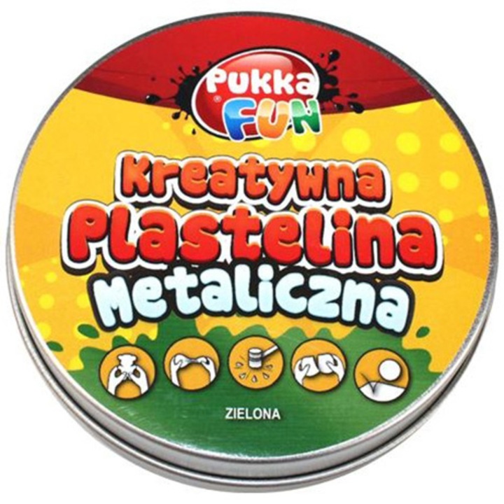 Plastilina Pukka metalica 60g verde