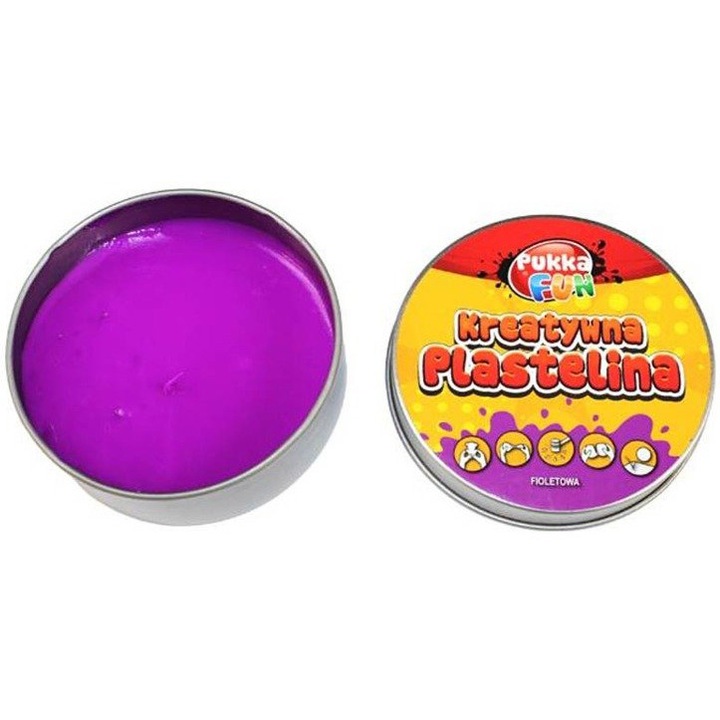 Пластилин Pukka, Стандартен, 60 гр, Лилав