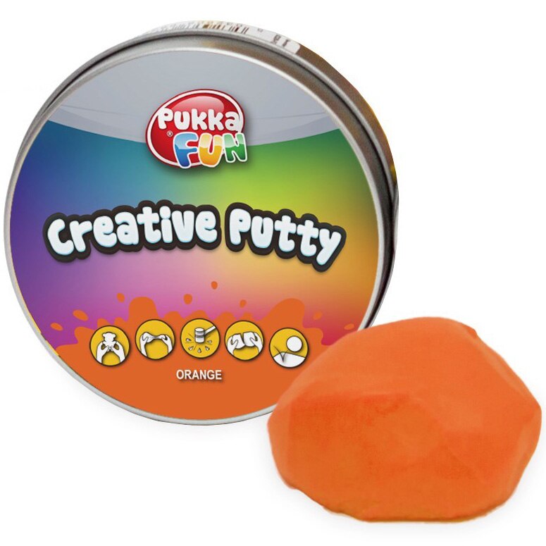 Plastilina Pukka standard 60g portocaliu