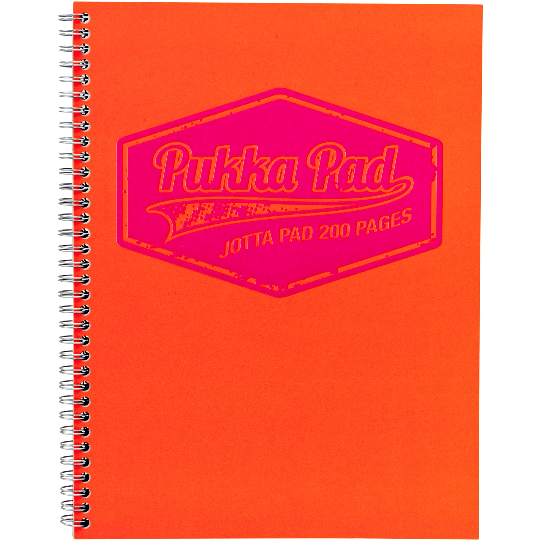 Caiet cu spirala Pukka Jotta neon A5 dictando portocaliu