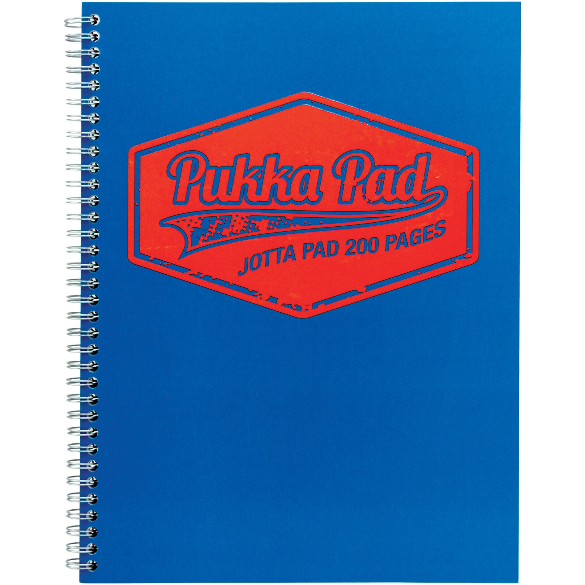 Caiet cu spirala Pukka Jotta neon A5 dictando albastru