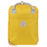 Ghiozdan Strigo stylish, galben, 27 x 36 x 11, 21 litri