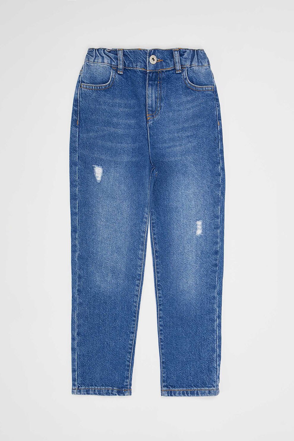 DeFacto, Blugi drepti cu aspect deteriorat, Indigo