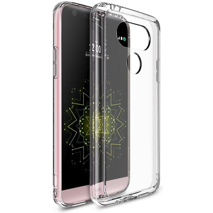 Ringke LG G5 tok FUSION CRYSTAL VIEW+BONUS ringke kijelzővédő fólia
