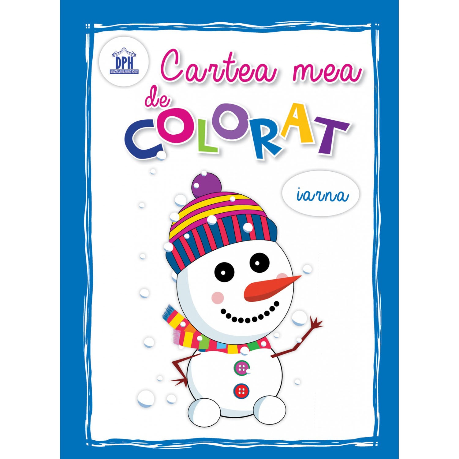 Cartea mea de colorat - Iarna