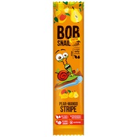 Bomboane naturale din fructe Bobsnail, fara zahar, mango, 14g