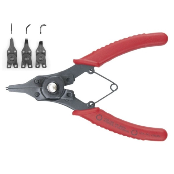 Зегер клещи Yato, вътрешни и външни, 4 накрайника, 160 мм