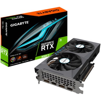 Placa video Gigabyte GeForce® RTX™ 3060 Ti EAGLE OC, 8GB GDDR6, 256-bit Placa video Gigabyte GeForce® RTX™ 3060 Ti EAGLE OC, 8GB GDDR6, 256-bit