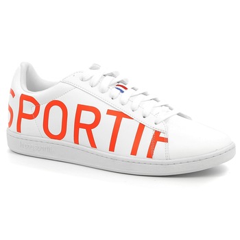 Pantofi sport Le Coq Sportif Courtset Big Logo, Alb Pantofi sport Le Coq Sportif Courtset Big Logo, Alb