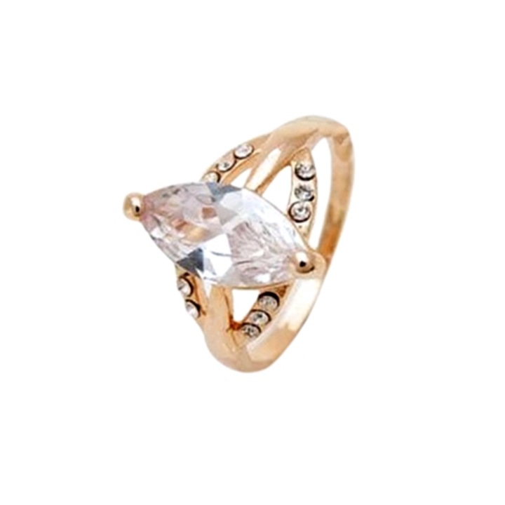 Gold filled arany gyűrű cirkóniákkal, 56-os GP1179